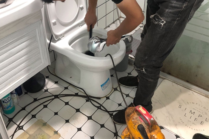 博鳌镇疏通下水道